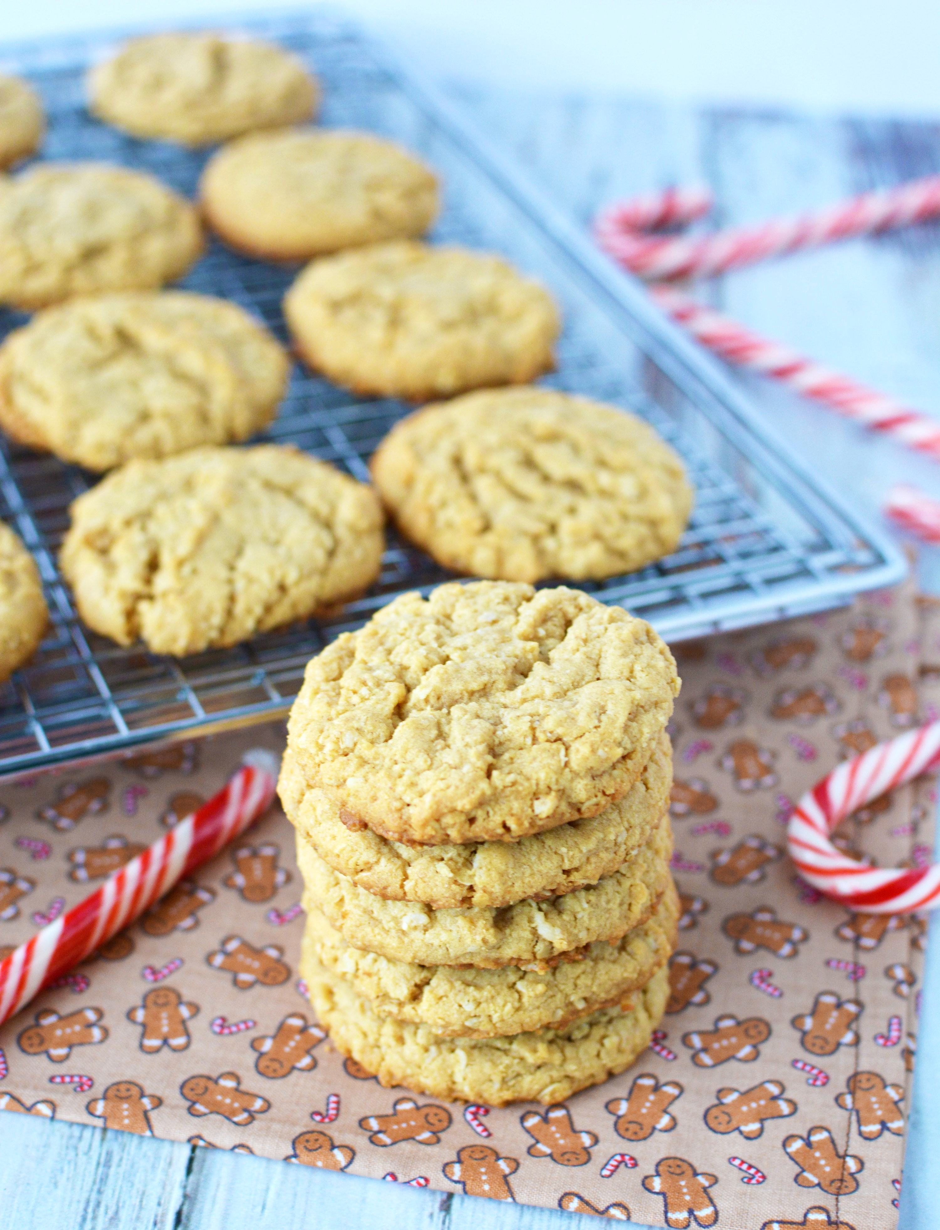 Oatmeal Gingerbread Cookies