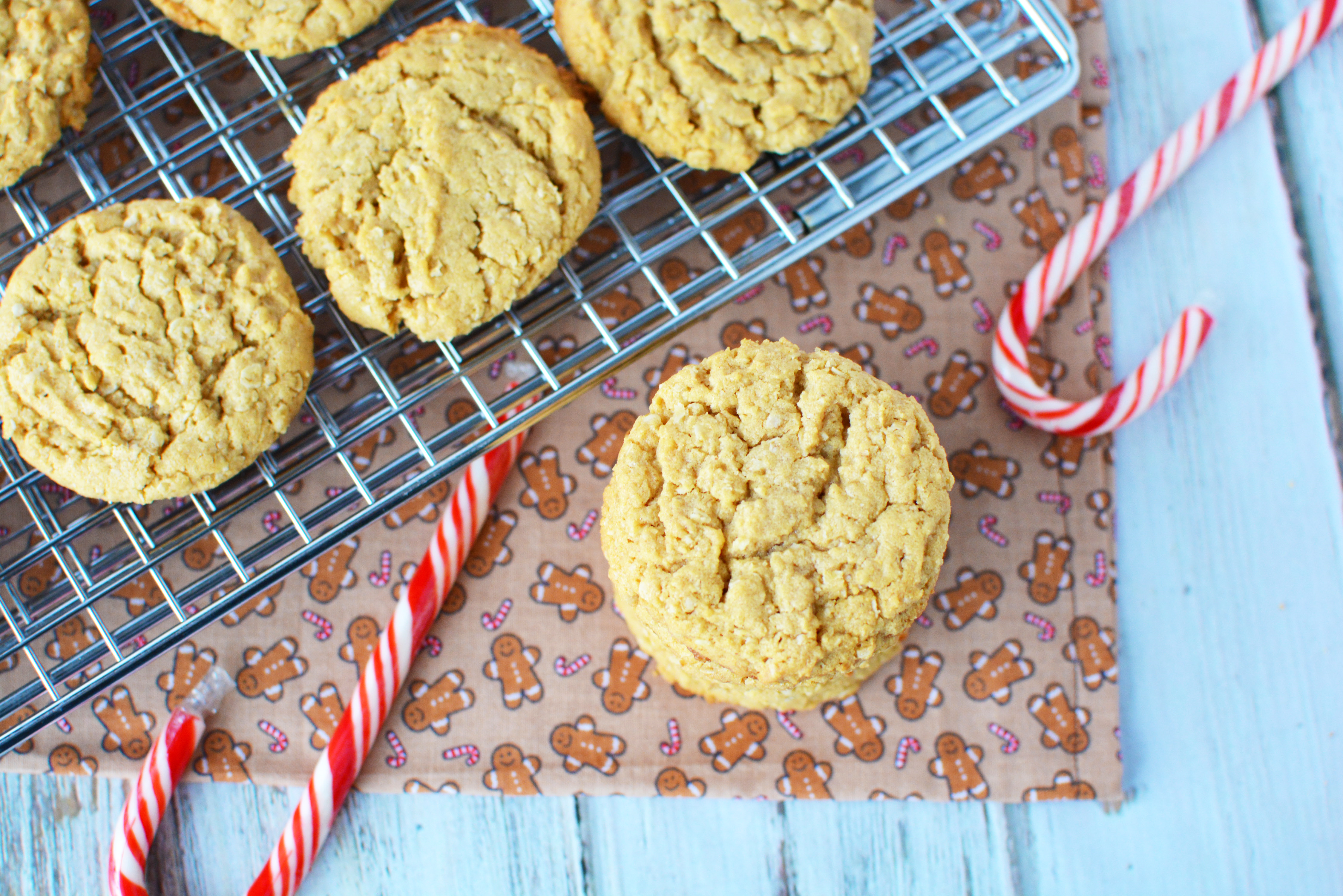 Oatmeal Gingerbread Cookies