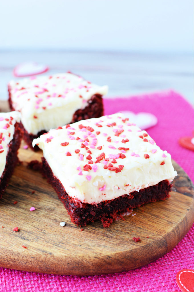 Red Velvet Brownies- The Rebel Chick