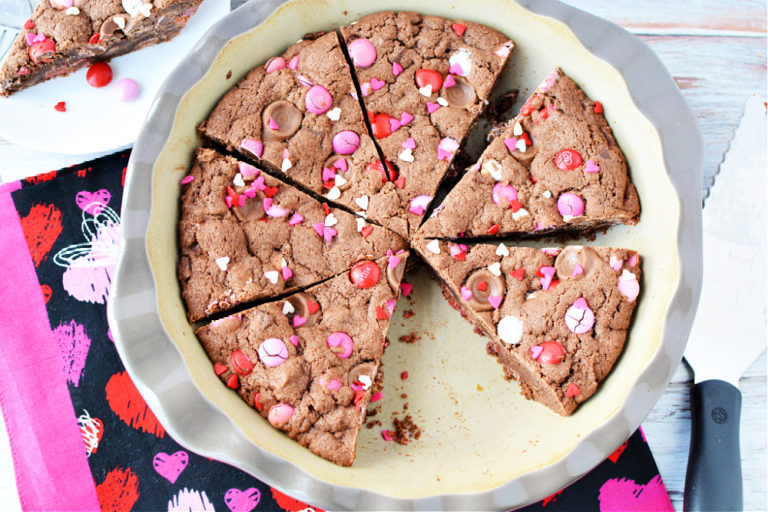 Valentine Double Chocolate Cookie Pie Recipe