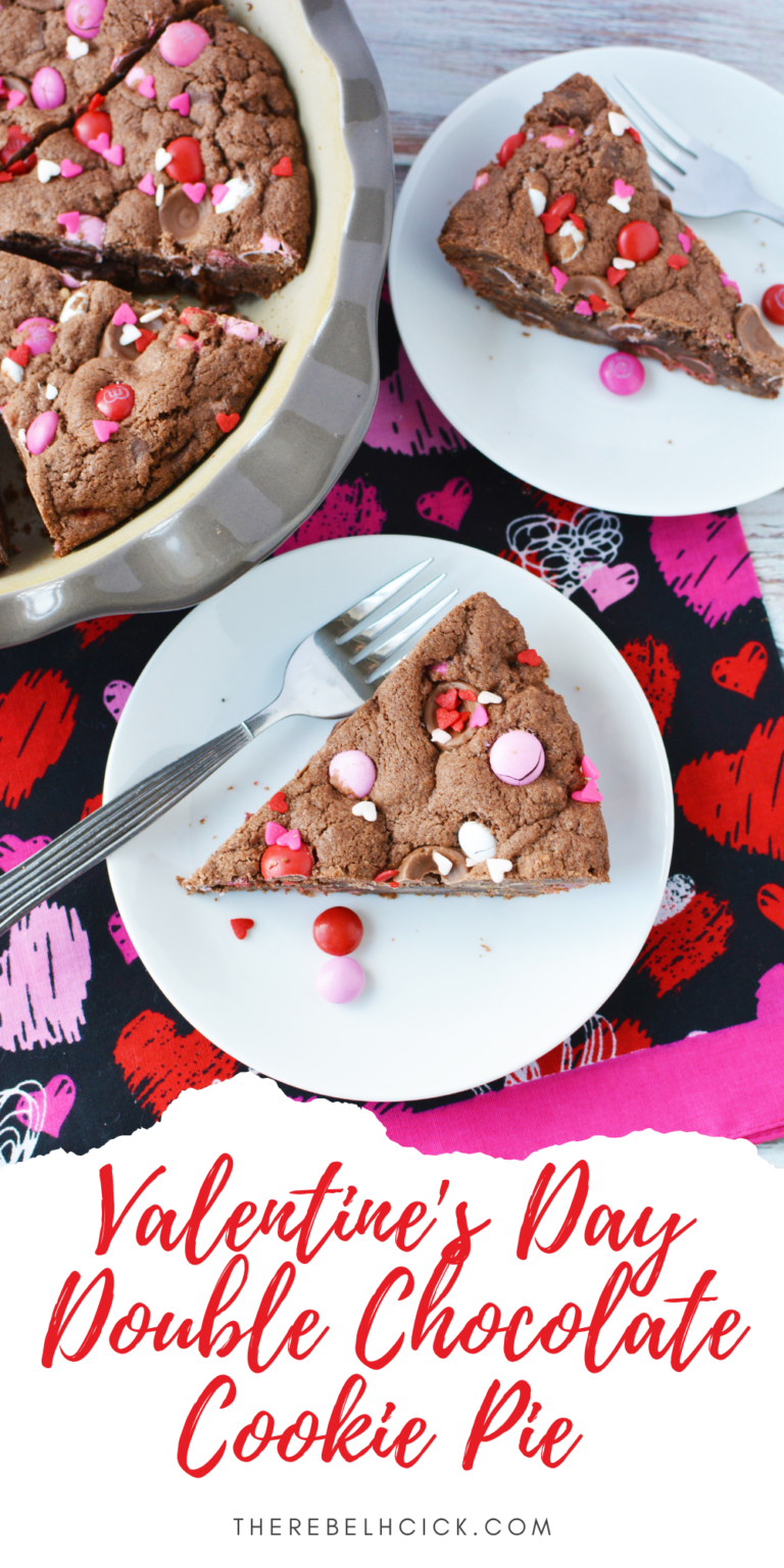 Valentine Double Chocolate Cookie Pie Recipe
