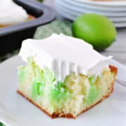 Lime Jello Poke Cake