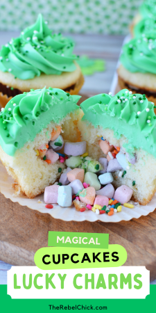 Magical Lucky Charms Cupcakes Recipe for Saint Patrick's Day