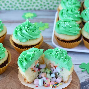 Magical Lucky Charms Cupcakes Recipe for Saint Patrick's Day