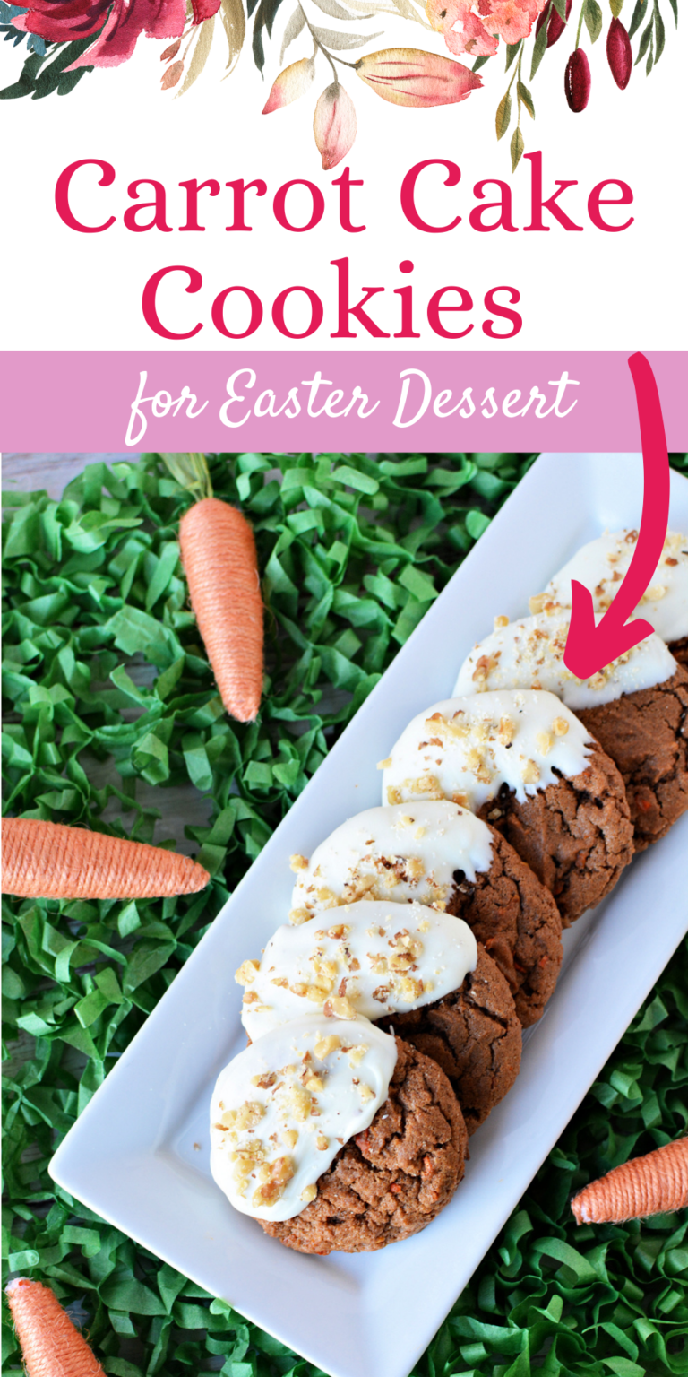 Carrot Cake Cookies Recipe for Easter Dessert