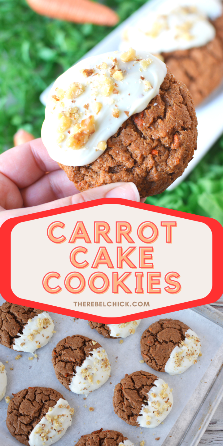 Carrot Cake Cookies - The Rebel Chick