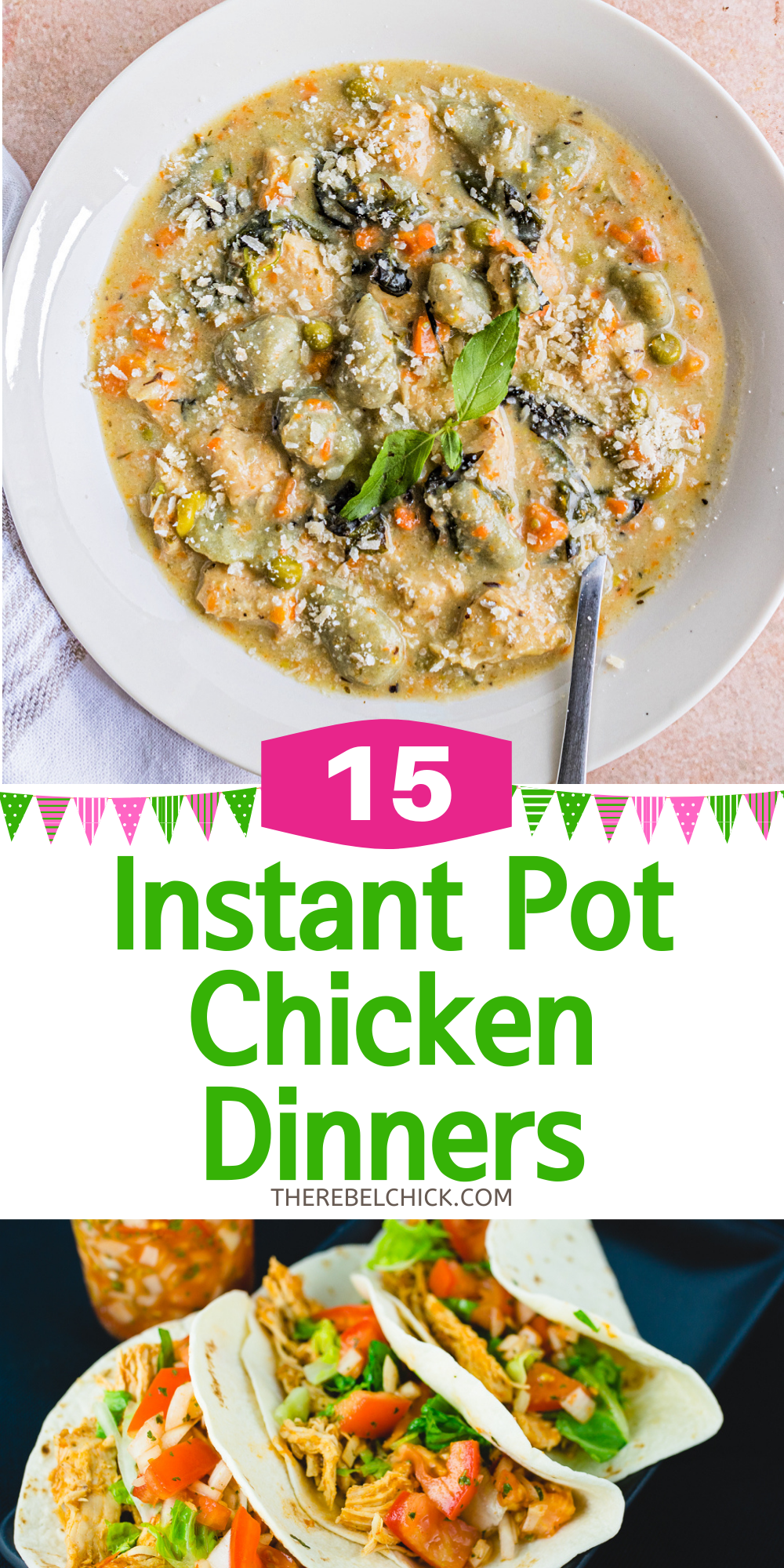 Check out these amazing 15 Instant Pot Chicken Recipes to Try!