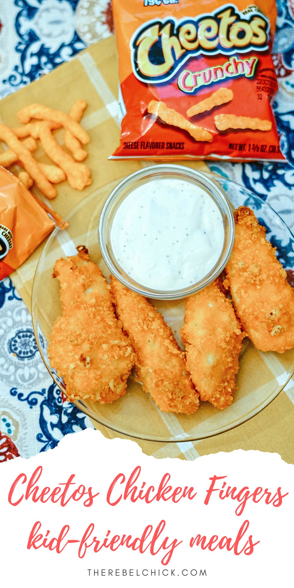 tenderloins with coating and a bowl of ranch dipping sauce