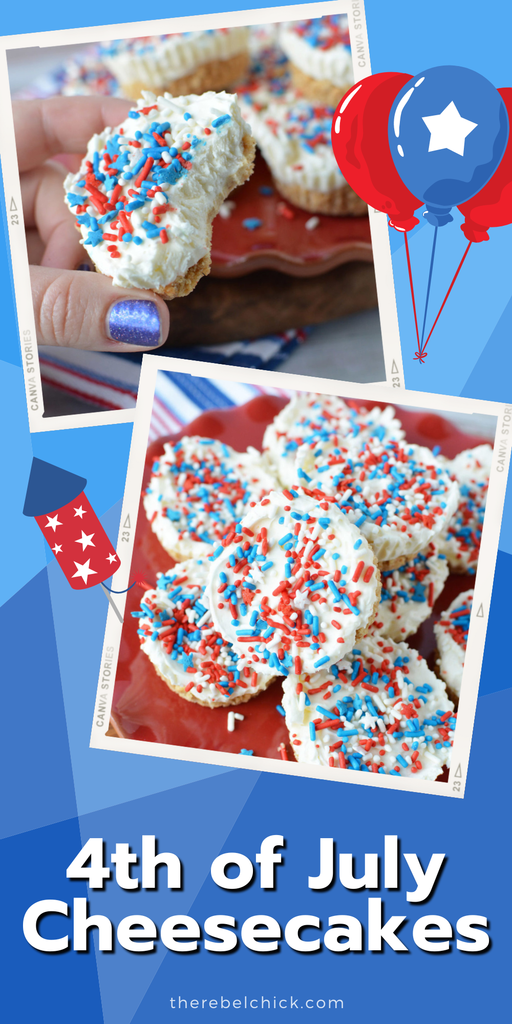 4th of July Cheesecakes Recipe