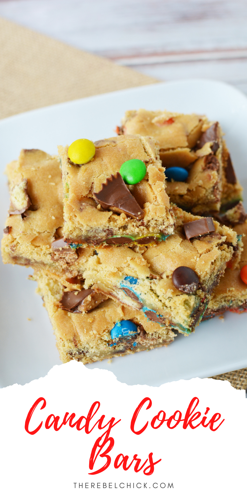 Candy Filled Cookie Bars