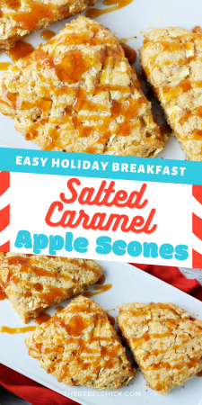 Salted Caramel Apple Scones Recipe