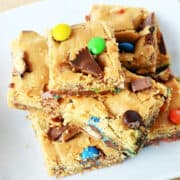 Halloween Candy Cookie Bars