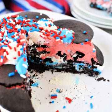 Red White and Blue Patriotic Icebox Cake Recipe
