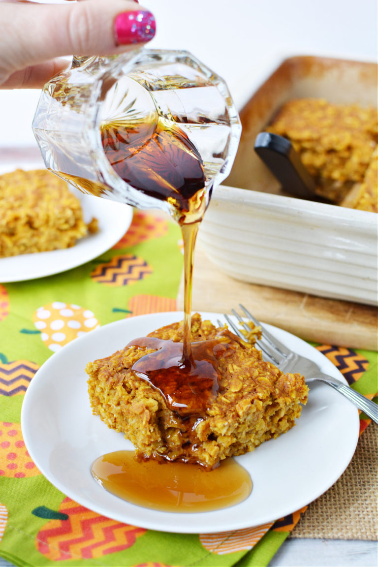 Oatmeal Pumpkin Breakfast Squares The Rebel Chick