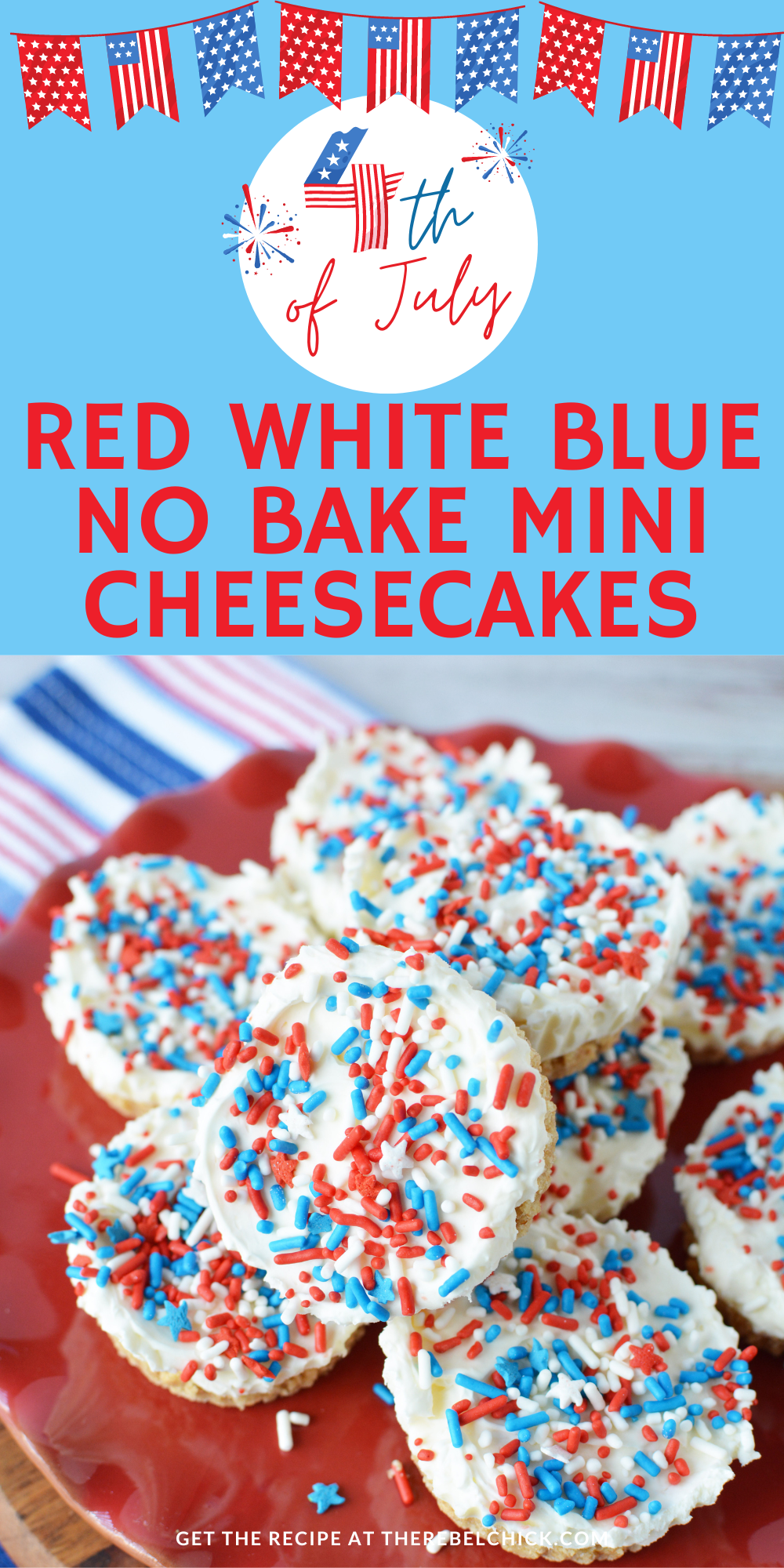 Red White & Blue Cheesecakes Recipe