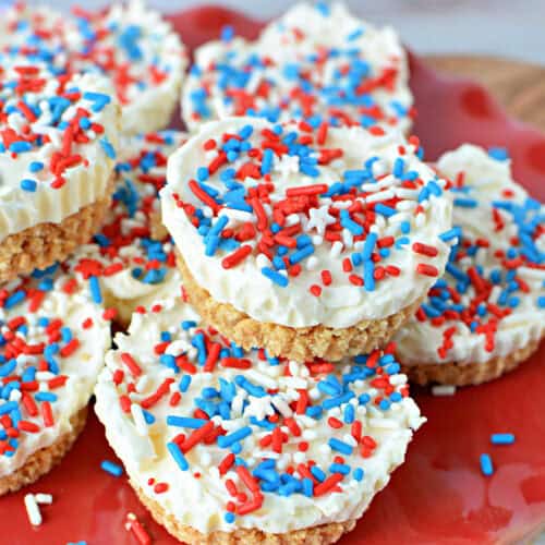 Red White And Blue Cheesecakes Recipe