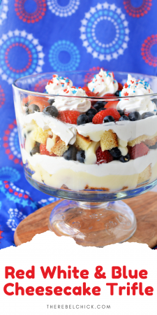 Red White Blue Trifle - The Rebel Chick