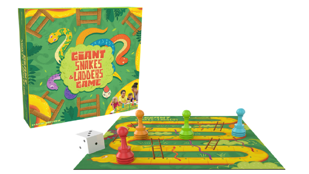 Giant Snakes and Ladders Board Game
