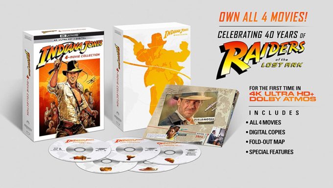 Get the 40th Anniversary INDIANA JONES 4-MOVIE COLLECTION in 4K Ultra HD