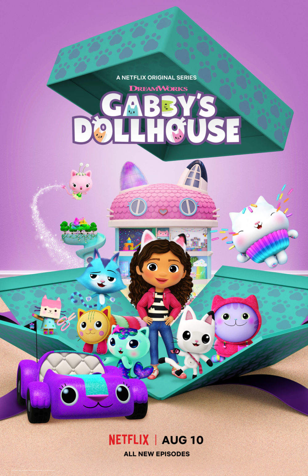 Netflix Gabby’s Dollhouse DVD cover