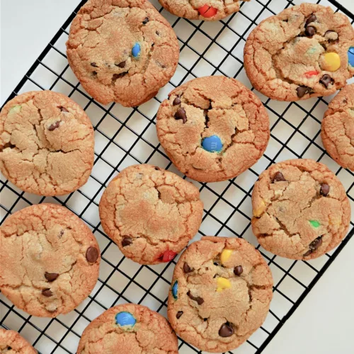 cookies on a cooling rack