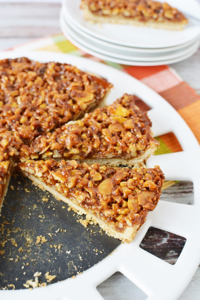 Caramel Nut Tart Recipe The Rebel Chick