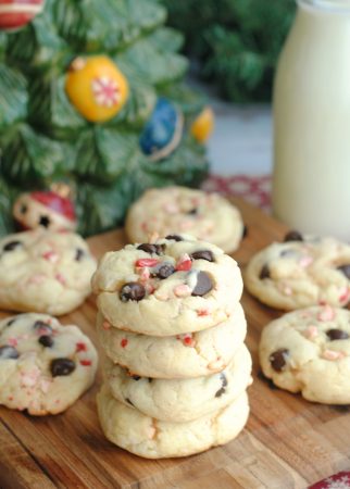 Cake Mix Peppermint Christmas Cookies Recipe