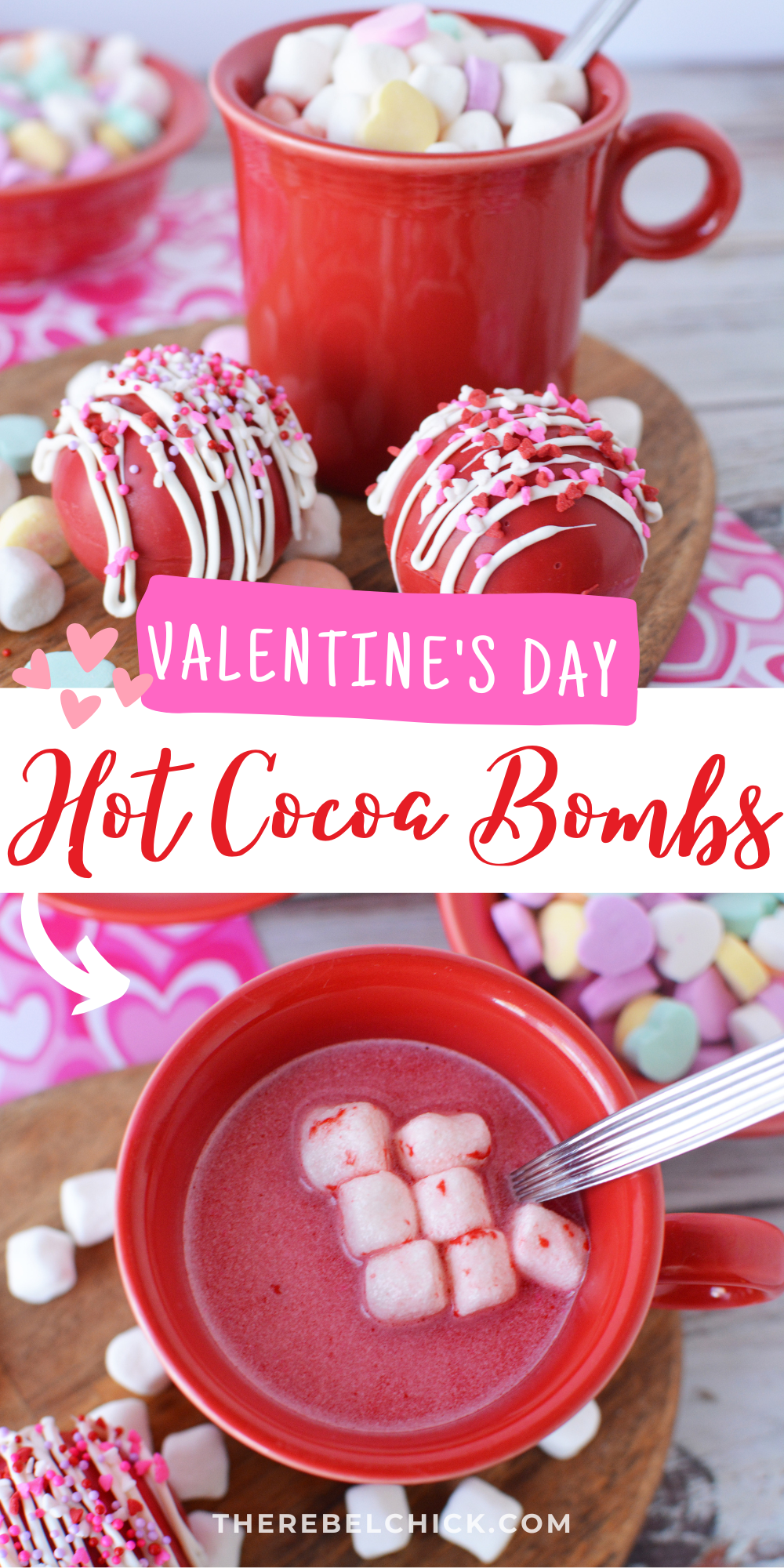 Valentine's Day Hot Cocoa Bombs Recipe