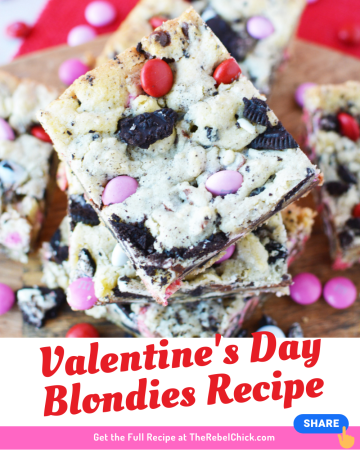 Valentine's Day Blondies Recipe