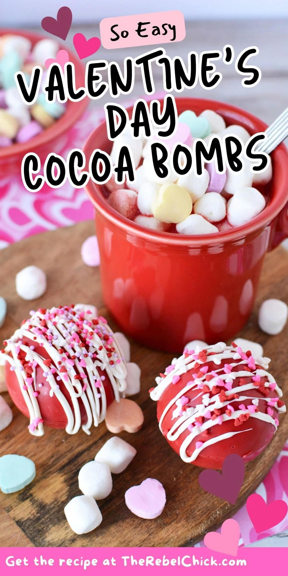 Valentine's Day Cocoa Bombs