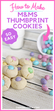 Easter M&Ms Thumbprint Cookies Recipe