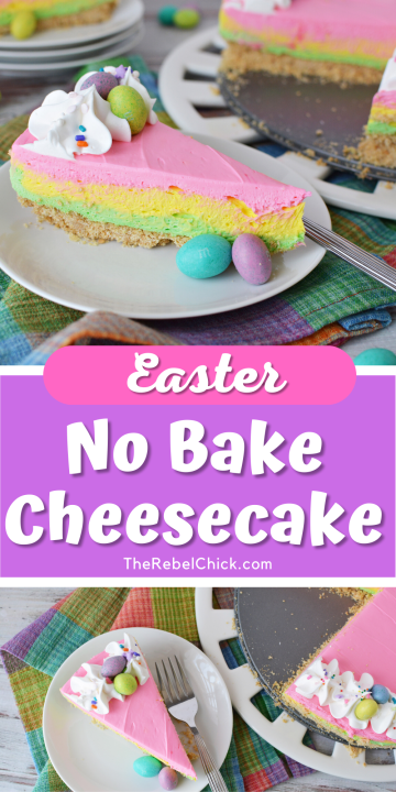 Easter No Bake Cheesecake