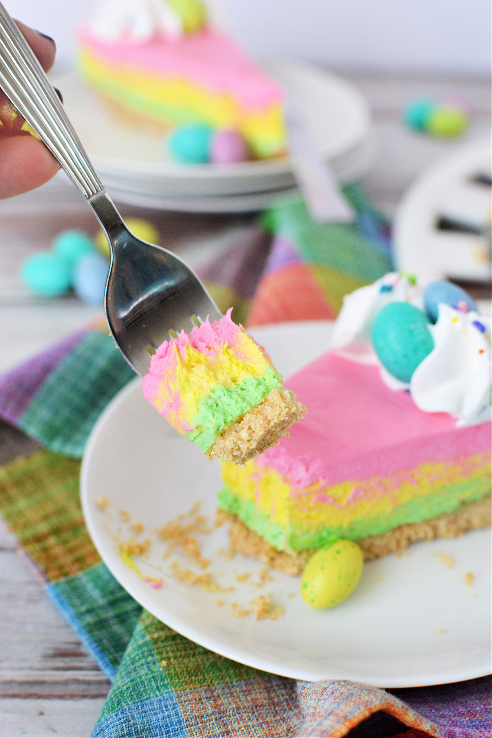 Easter No Bake Cheesecake Dessert Recipe (3) The Rebel Chick