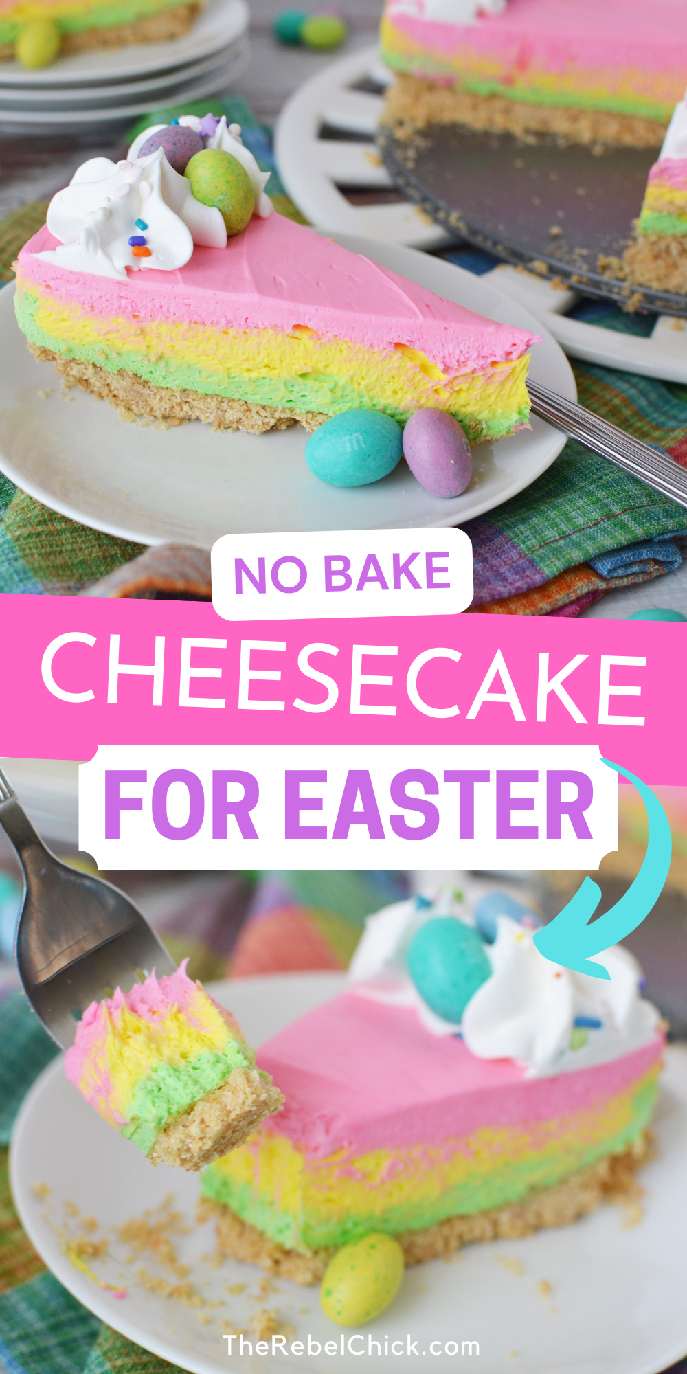 Easter No Bake Cheesecake Recipe