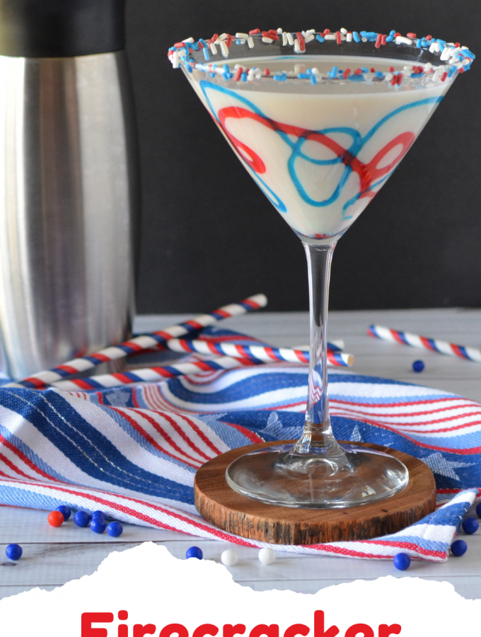 Firecracker Martini Recipe for 4th of July
