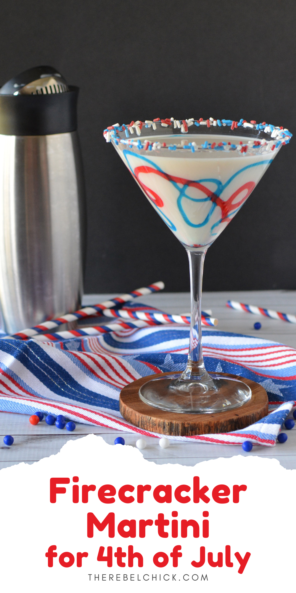 Firecracker Martini Recipe for 4th of July