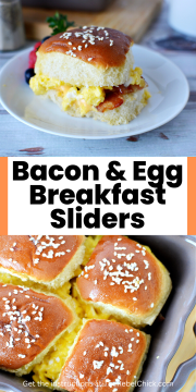 Bacon and Egg Breakfast Sliders - The Rebel Chick