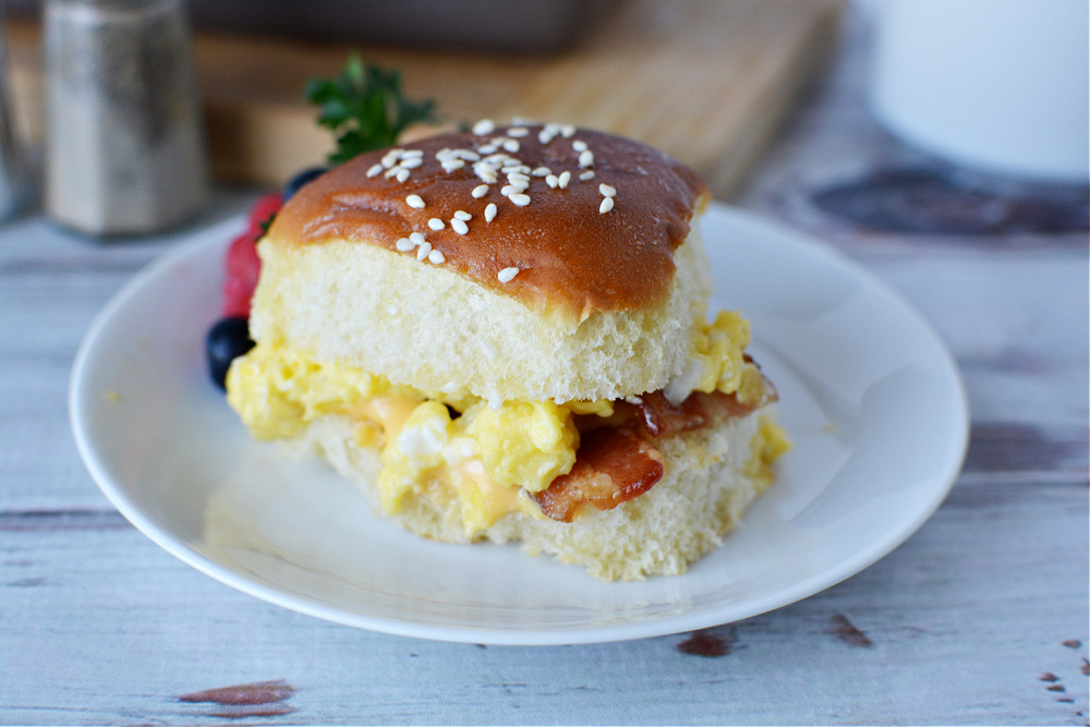 Bacon & Egg Breakfast Sliders Recipe