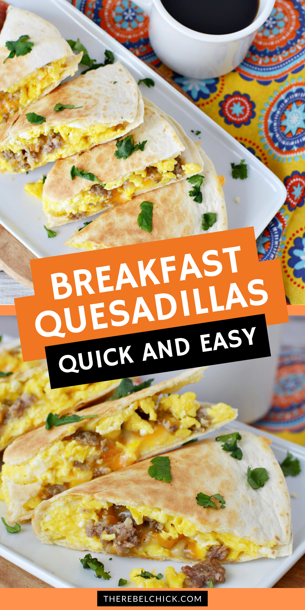 Quick And Easy Breakfast Quesadillas