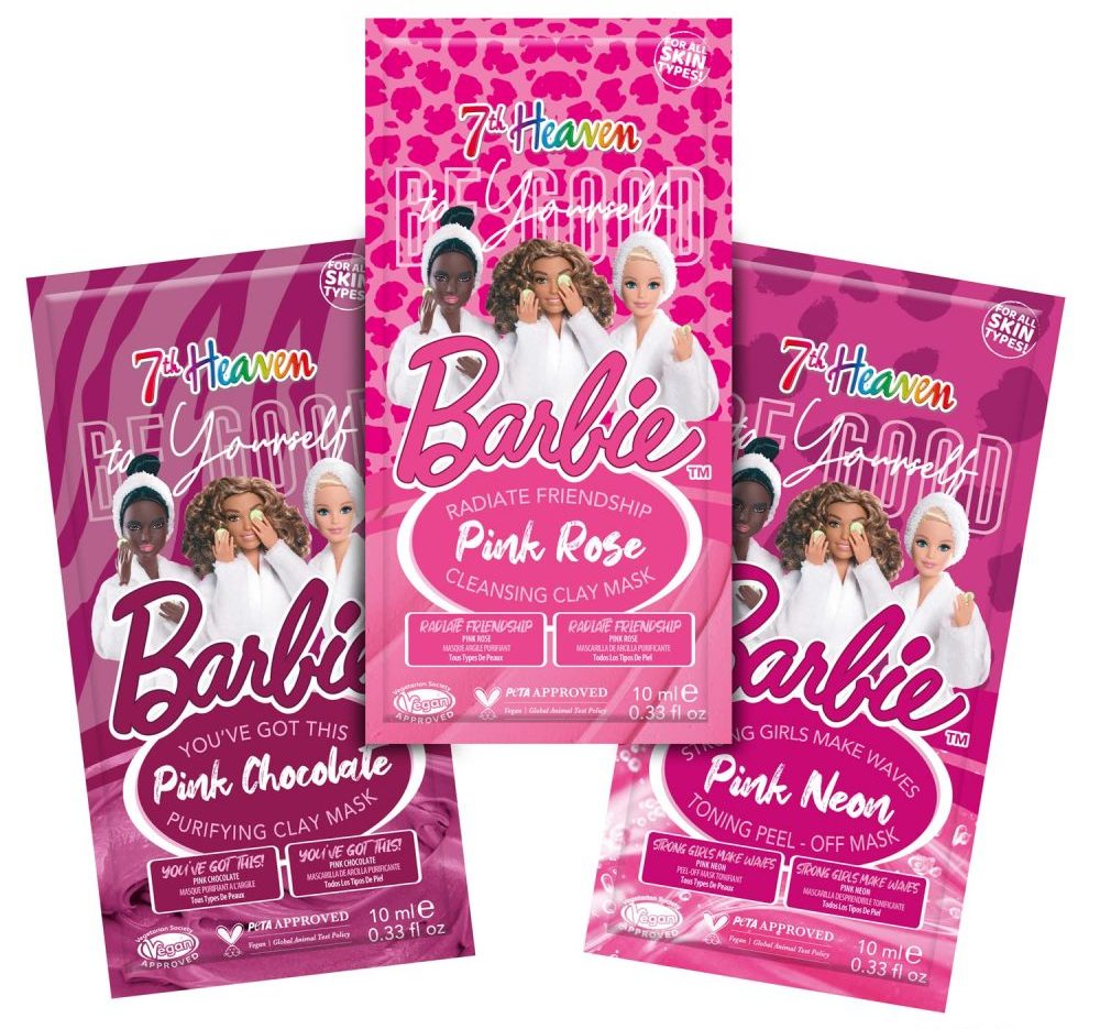 7th Heaven X Barbie 'Be Good To Yourself' Starter Collection of Face Masks