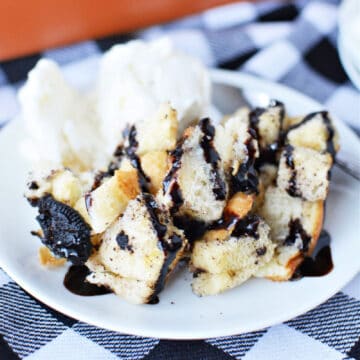 Oreo Cookie Bread Pudding