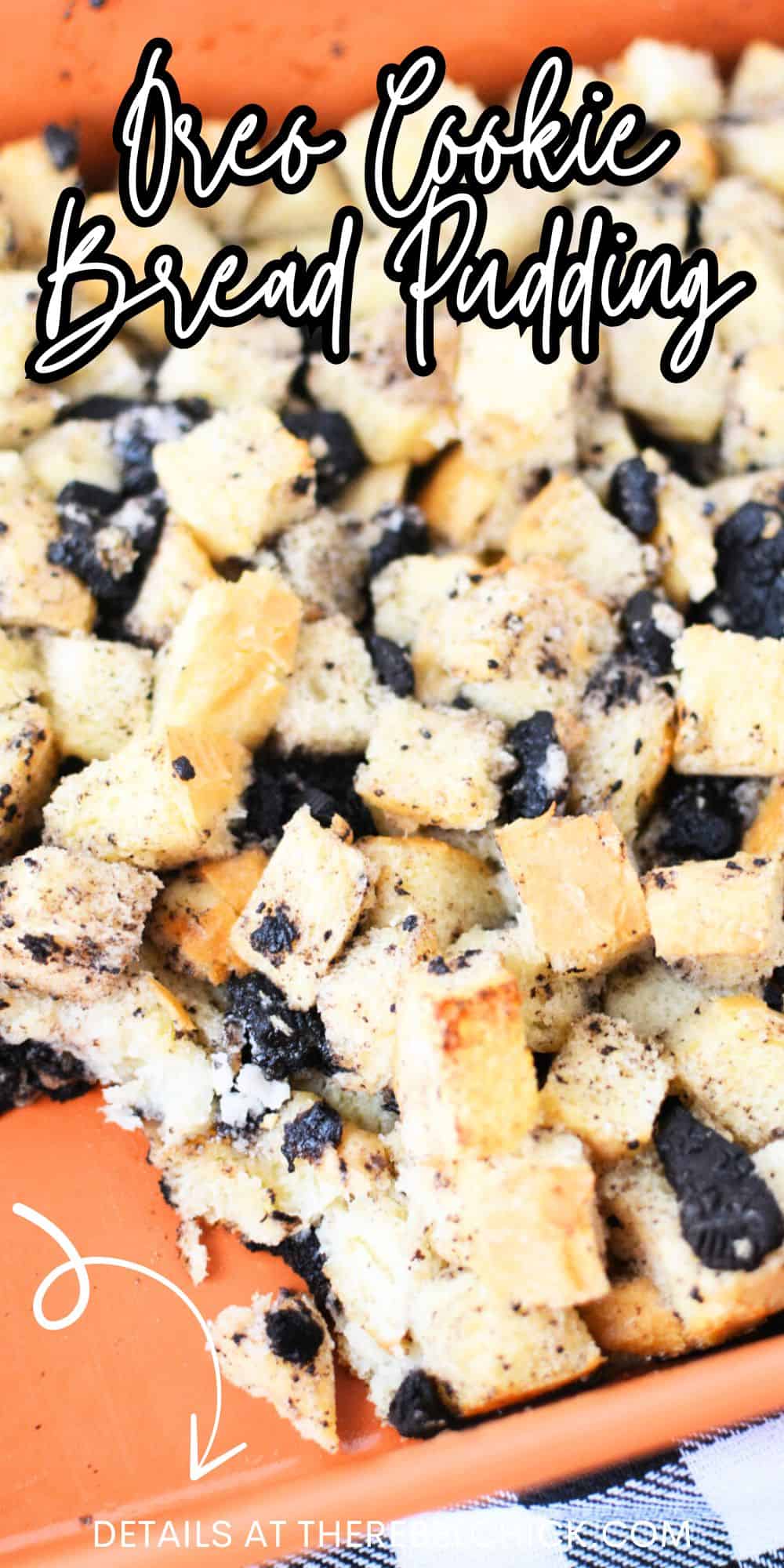 Oreo Cookie Bread Pudding