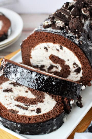 Oreo Cookie Ice Cream Cake Roll Recipe