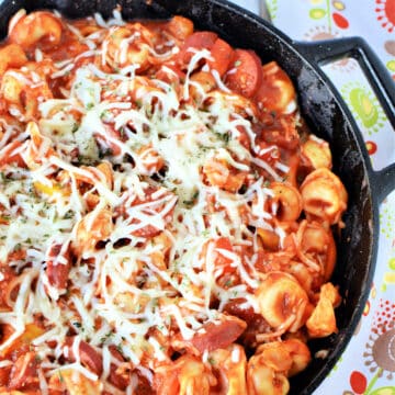 Sausage Tortellini Skillet