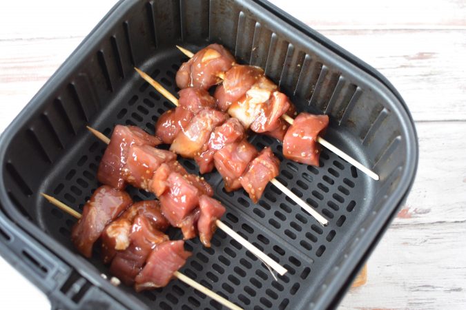 How to make Teriyaki Pork Skewers in Air Fryer