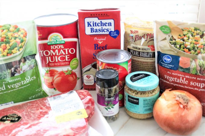 Crock Pot Vegetable Beef Soup Recipe - The Rebel Chick