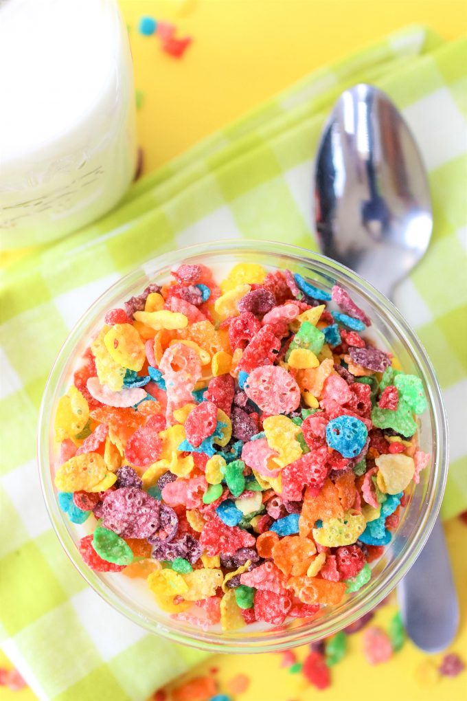 Fruity Pebbles Parfait