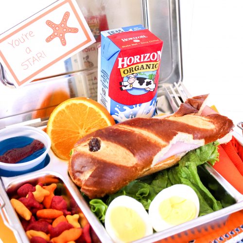 Outer Space Bento Box: Ham & Cheese Sandwich - Imperfect Blog