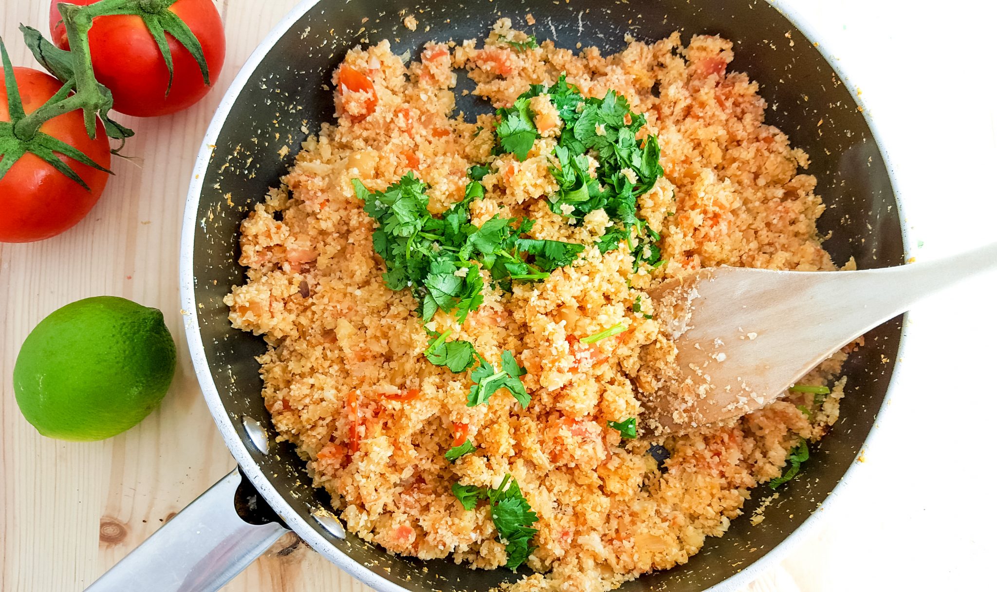 Low Carb KETO Cauliflower Spanish Rice Recipe