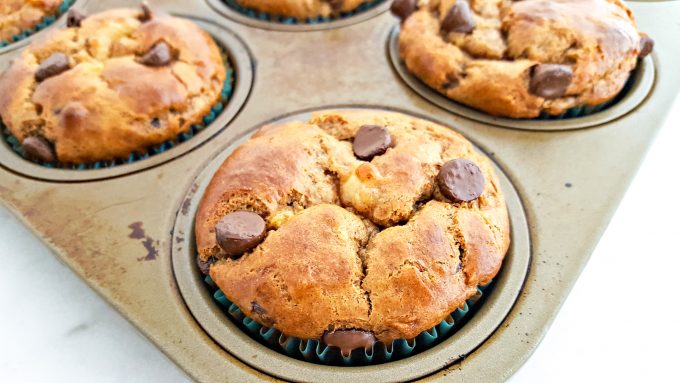 Paleo Banana Chocolate Chip Muffins Recipe 
